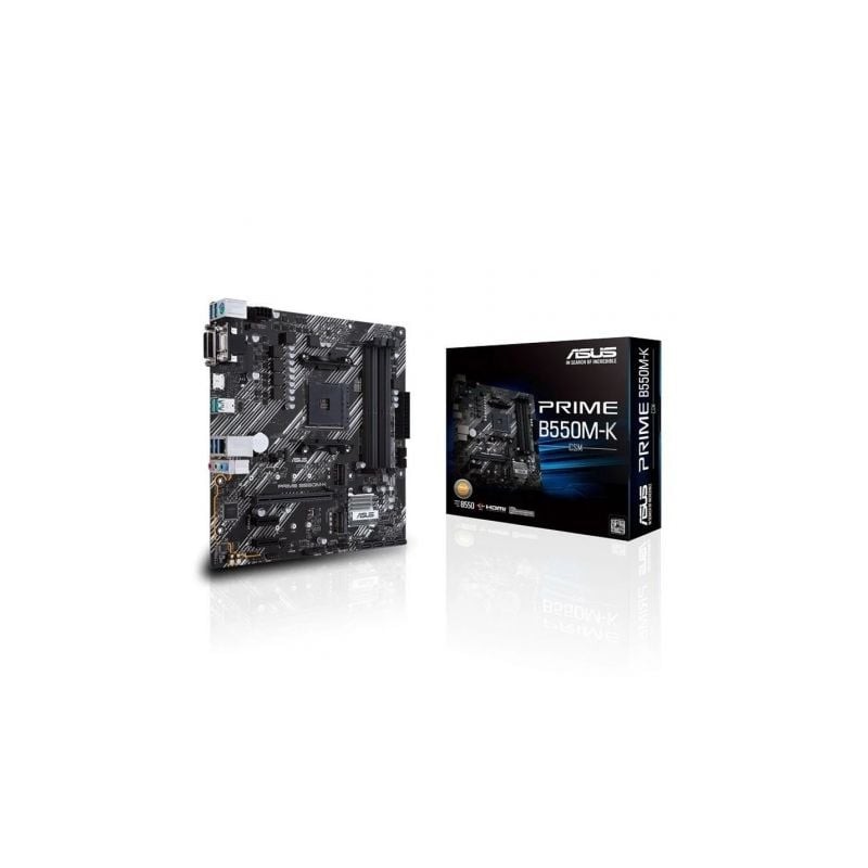 Placa Base Asus Prime B550M-K Socket AM4- DDR4- PCIe 4-0- Micro ATX