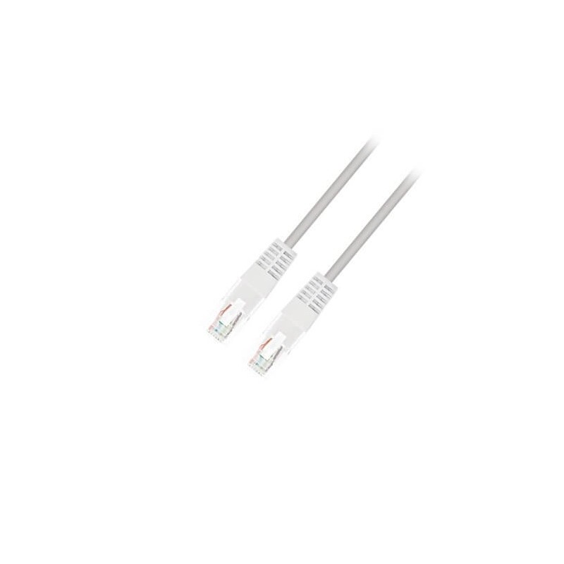 CABLE RED UTP CAT5E RJ45 NANOCABLE 1M BLANCO