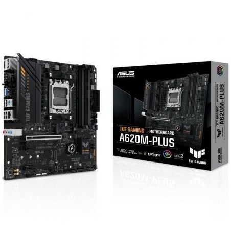 Placa Base Asus TUF GAMING A620M-PLUS Socket AM5- DDR5- PCIe 4-0- Micro ATX