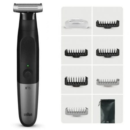 Afeitadora Braun Wet and Dry Serie X XT5200- con Batería- 6 Accesorios