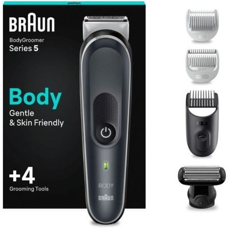 Cortapelos Braun BodyGroomer Series 5 BG5360- con Batería- 4 Accesorios