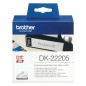Etiquetas cinta continua brother blanca dk22205