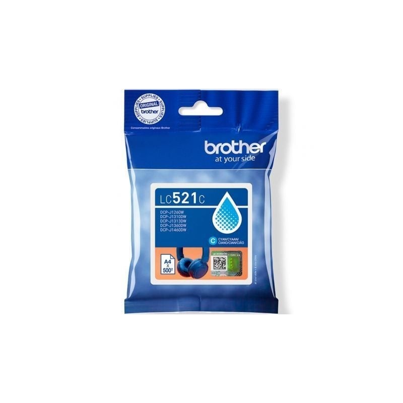 Cartucho de Tinta Original Brother LC521C- Cian