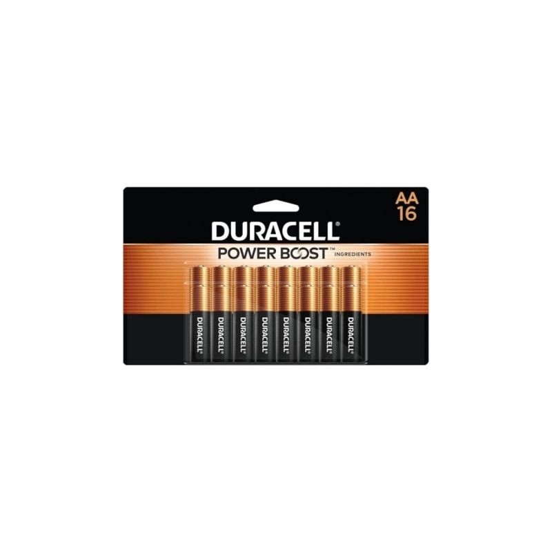 Pack de 16 Pilas AA Duracell Plus Power Boost DPBLR6B16- 1-5V- Alcalinas