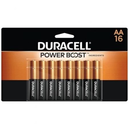 Pack de 16 Pilas AA Duracell Plus Power Boost DPBLR6B16- 1-5V- Alcalinas