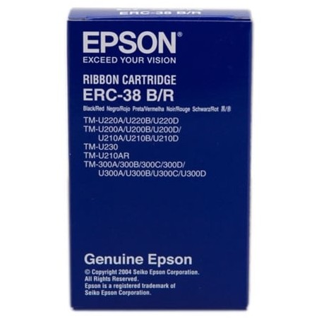 Cinta Nylon Epson ERC-38- Negro- Roja