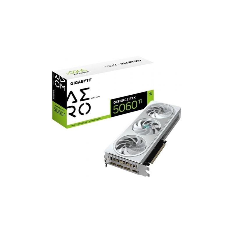 Tarjeta Gráfica Gigabyte GeForce RTX 5060 Ti AERO OC- 8GB GDDR7