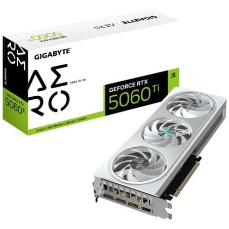 Tarjeta Gráfica Gigabyte GeForce RTX 5060 Ti AERO OC- 8GB GDDR7