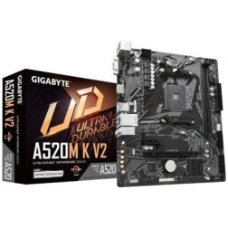 Placa Base Gigabyte A520M K V2 Socket AM4- DDR4- PCIe 3-0- Micro ATX
