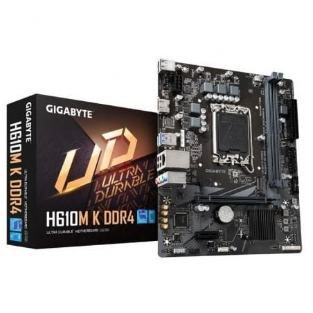 Placa Base Gigabyte H610M K DDR4 Socket 1700- DDR4- PCIe 4-0- Micro ATX