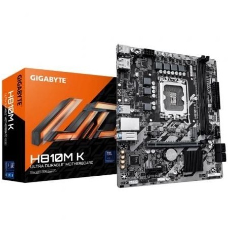Placa Base Gigabyte H810M K Socket 1851- DDR5- PCIe 4-0- Micro ATX