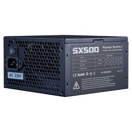 Fuente de Alimentación Hiditec SX 500 BULK- 500W- Ventilador 12cm- Incluye cable de alimentación 1-5m