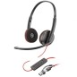 Auriculares poly blackwire 3220 estéreo usb - c