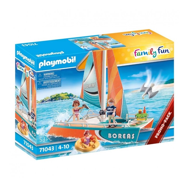 Playmobil family fun catamaran