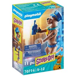 Playmobil scooby - doo! figura coleccionable policia