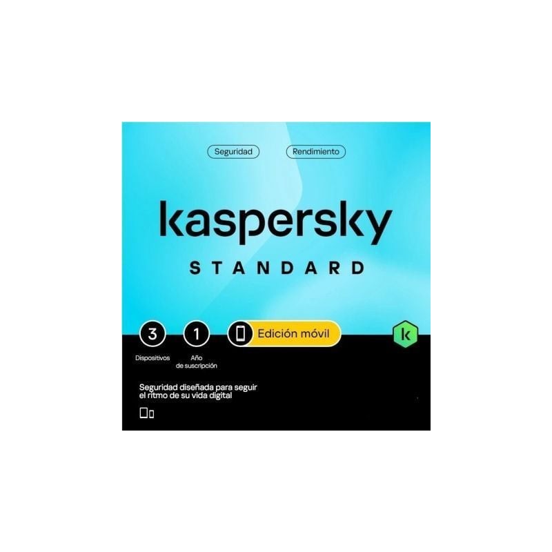 Kaspersky Standard Mobile para Android- 3 Dispositivos- 1 Año