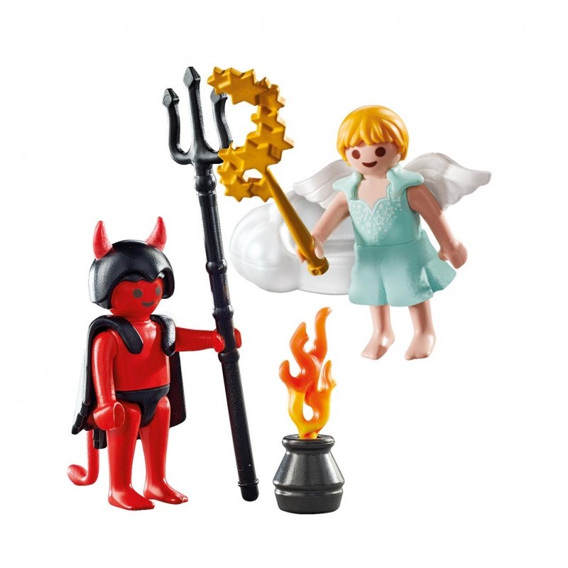 Playmobil ángel y diablo