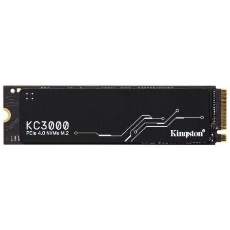 Disco SSD Kingston KC3000 1TB- M-2 2280 PCIe Gen4- con Disipador de Calor- Full Capacity