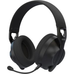 Auriculares Gaming Inalámbricos con Micrófono Krom Phase- Bluetooth- Jack 3-5- USB 2-0- Negros