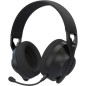Auriculares Gaming Inalámbricos con Micrófono Krom Phase- Bluetooth- Jack 3-5- USB 2-0- Negros