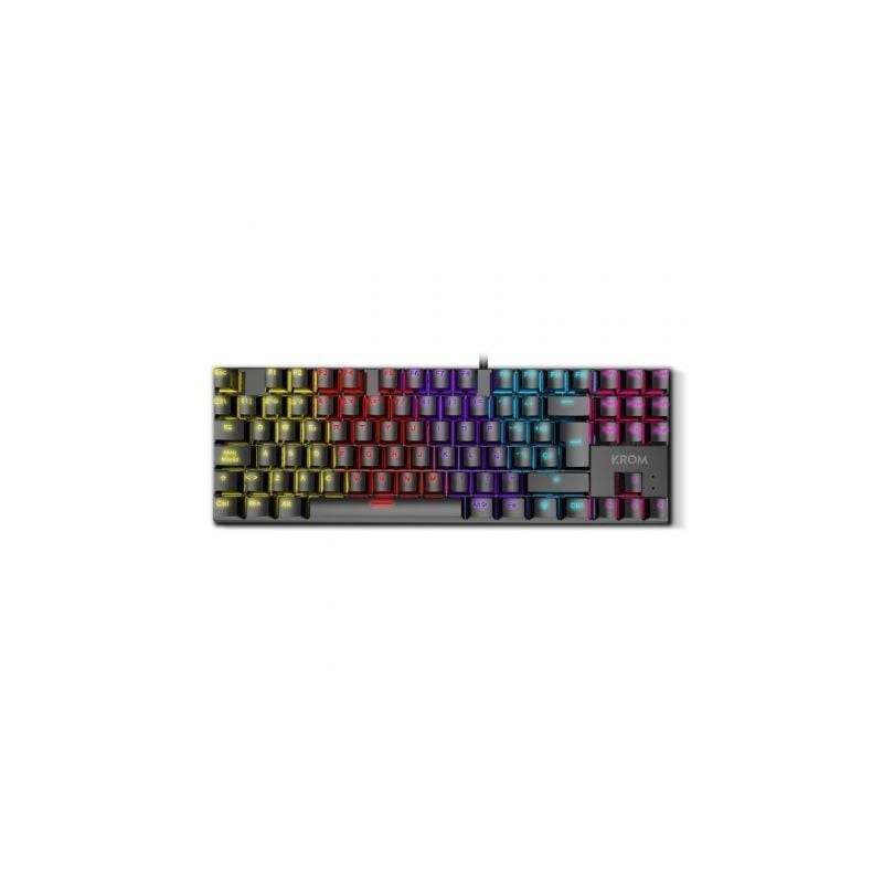 Teclado Gaming Mecánico Krom Kasic TKL- Negro
