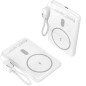 Powerbank 5000mAh Leotec LEPOWW20W5W- 20W- Wireless- Blanca- Incluye Cable USB Tipo-C