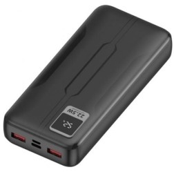 Powerbank 20000mAh Leotec LEPOW20W22K- 22-5W- Negra