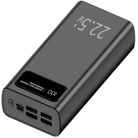 Powerbank 30000mAh Leotec LEPOW30W22W- 22-5W- Negra