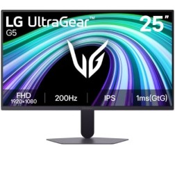 Monitor Gaming LG UltraGear G5 25G523B-B 25"- Full HD- 1ms- 200Hz- IPS- Negro