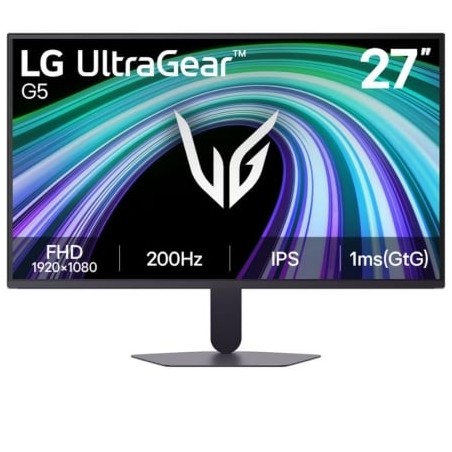 Monitor Gaming LG UltraGear G5 27G523B-B 27"- Full HD- 1ms- 200Hz- IPS- Negro