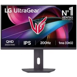 Monitor Gaming LG UltraGear 27G610A-B 27"- QHD- 1ms- 200Hz- IPS- Regulable en altura- Negro