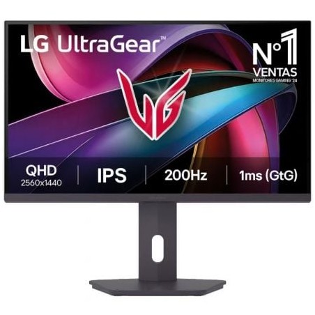 Monitor Gaming LG UltraGear 27G610A-B 27"- QHD- 1ms- 200Hz- IPS- Regulable en altura- Negro