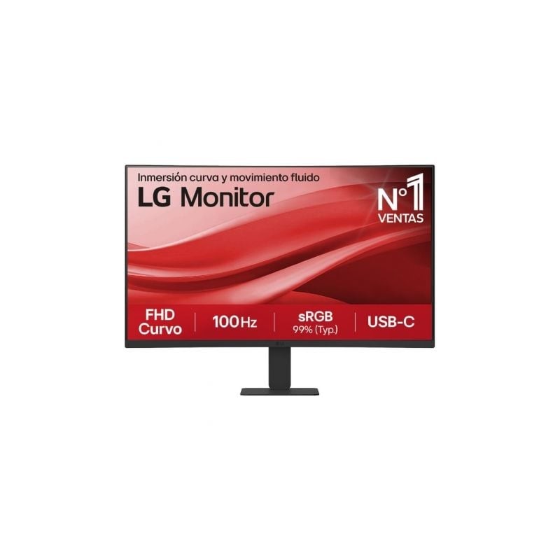 Monitor Curvo LG 27U421A-B 27"- Full HD- Negro