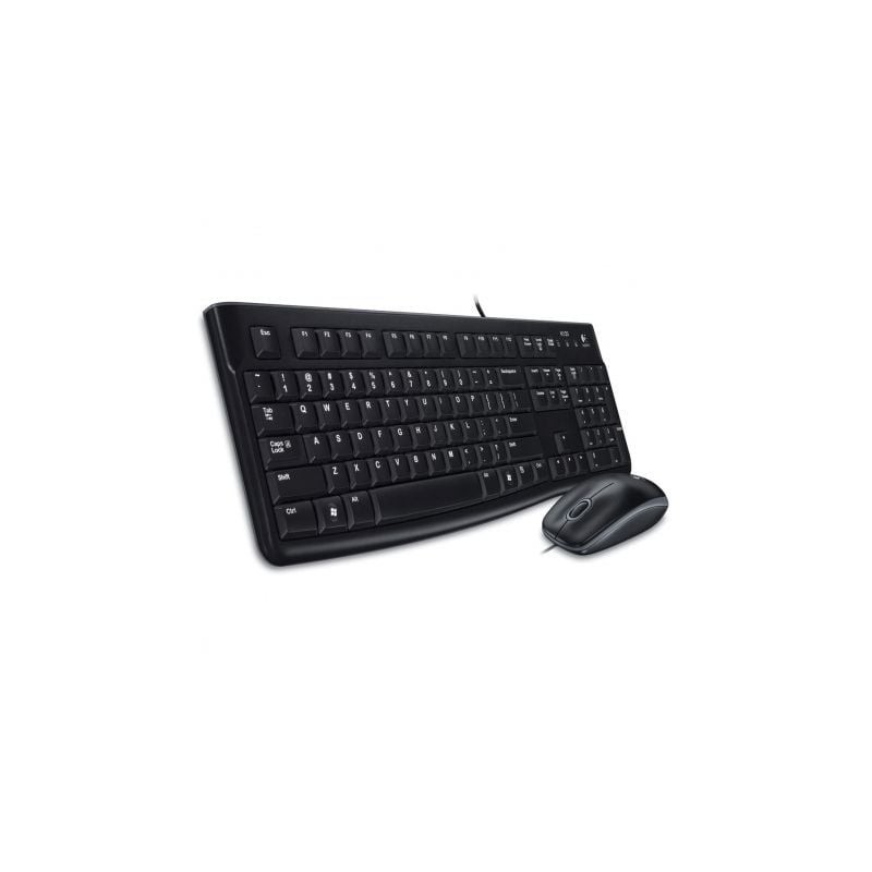 COMBO TECLADO RATON LOGITECH MK120 USB NEGRO