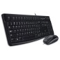 COMBO TECLADO RATON LOGITECH MK120 USB NEGRO