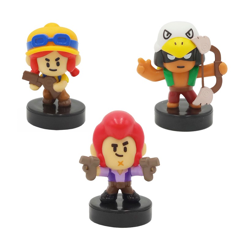 Figuras brawl stars caja pack 3