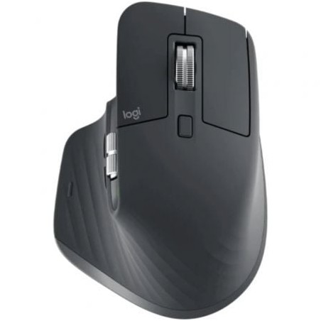 Ratón Ergonómico Inalámbrico Logitech MX Master 3S For Business- Batería recargable- Hasta 8000 DPI- Grafito