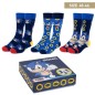 Pack calcetines 3 piezas sonic talla