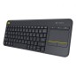 TECLADO LOGITECH K400 PLUS RF INALAMBRICO NEGRO TECLADO LOGITECH K400 PLUS RF INALAMBRICO NEGRO