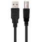 Cable USB 2-0 Impresora Nanocable 10-01-0102- USB Tipo-B Macho - USB Macho- 1m- Negro