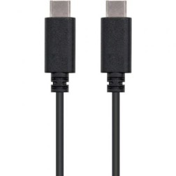 Cable USB 2-0 Tipo-C Nanocable 10-01-2301- USB Tipo-C Macho - USB Tipo-C Macho- 480Mbps- 1m- Negro