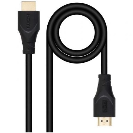 Cable HDMI 1-4 Nanocable 10-15-4701- HDMI Macho - HDMI Macho- 1m- Negro