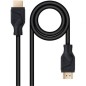 Cable HDMI 2-1 8K Nanocable 10-15-8301- HDMI Macho - HDMI Macho- 1m- Negro
