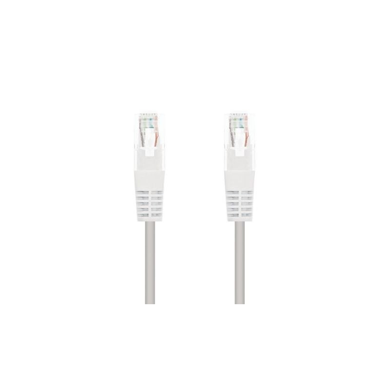 Cable de Red RJ45 UTP Nanocable 10-20-0403-W Cat-6- 3m- Blanco