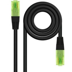 Cable de Red RJ45 UTP Nanocable 10-20-1402-BK Cat-6- 2m- Negro