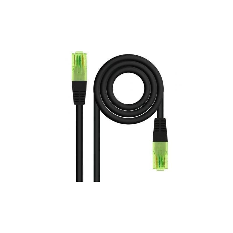Cable de Red RJ45 UTP Nanocable 10-20-1402-BK Cat-6- 2m- Negro