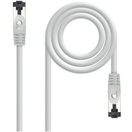 Cable de Red RJ45 SSTP Nanocable 10-20-2001 Cat-8-1- 1m- Gris