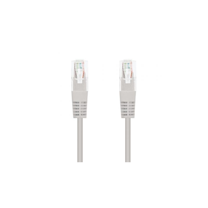 Cable de Red RJ45 UTP Nanocable 10-20-0103 Cat-5e- 3m- Gris