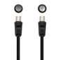 Cable de Antena TV Nanocable 10-26-0202- 3C-2V Macho - 3C-2V Hembra