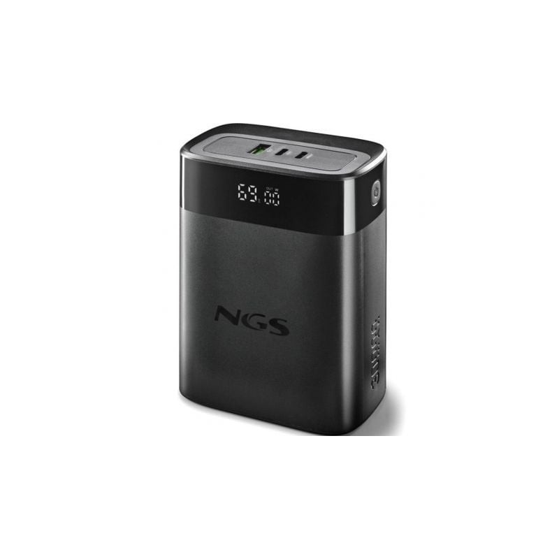 Powerbank 30000mAh NGS TWIX30- 140W- Compatible con Portátiles- Negra